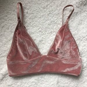 Velvet bralette
